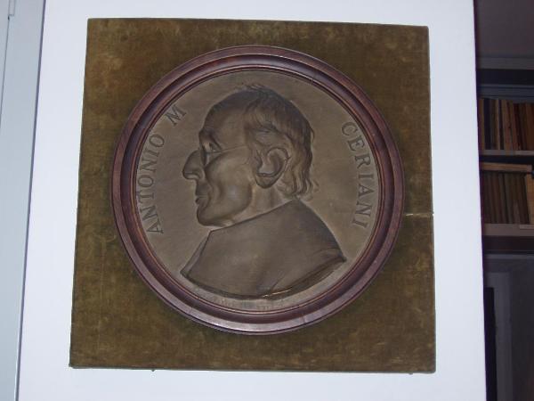 Medaglione con l'effigie di Antonio Mario Ceriani