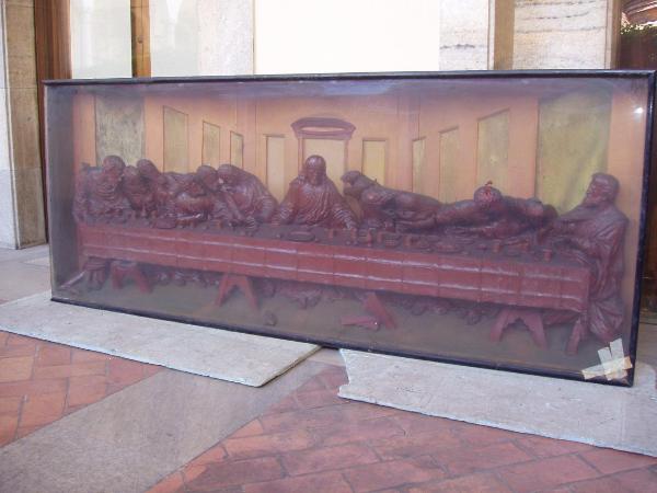Copia in scultura dell'Ultima Cena