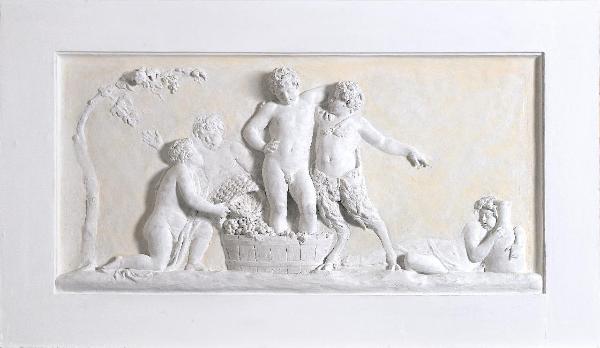 Vendemmia di putti e faunetti