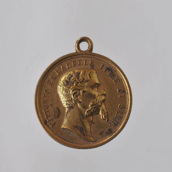 Medaglia popolare italiana commemorativa della guerra del 1859