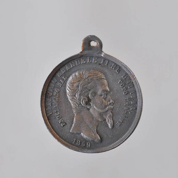 Medaglia popolare italo-francese guerra del 1859