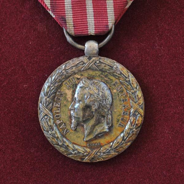 Medaglia francese commemorativa della campagna 1859