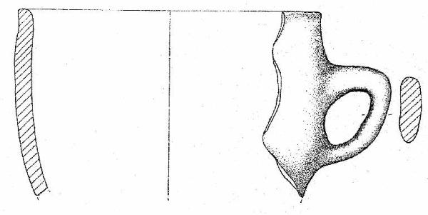 Vaso a corpo troncoconico a profilo convesso