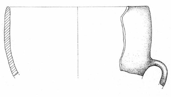 Vaso a corpo troncoconico a profilo convesso