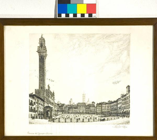 VEDUTA DI PIAZZA DEL CAMPO A SIENA