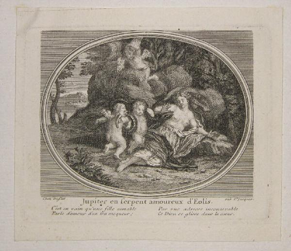 Jupiter en serpent amoureux d'Eolis