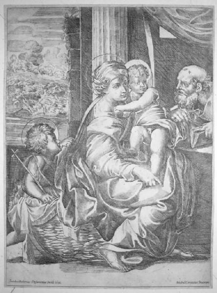 Sacra Famiglia con san Giovannino