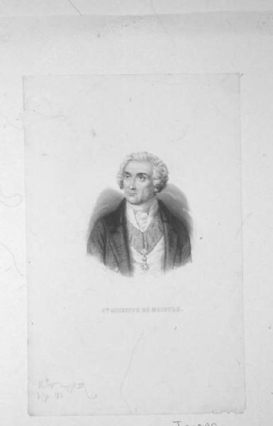 C.te Giuseppe De Maistre