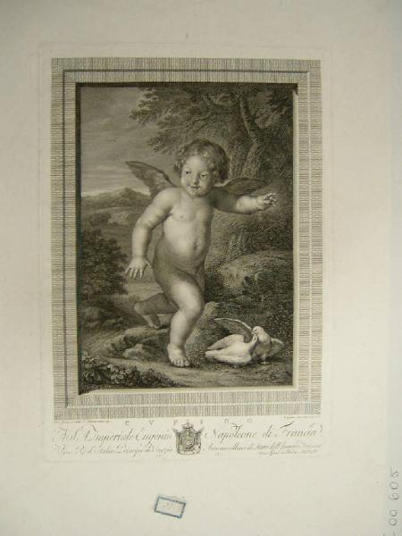 Putto con colombe