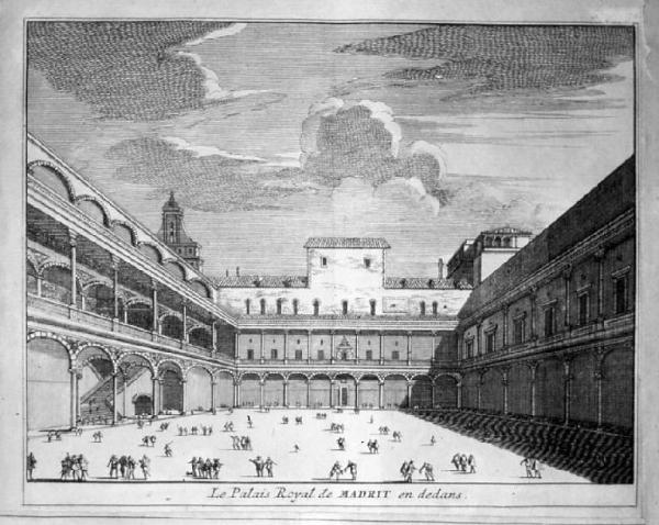 Le Palais Royal de MADRIT en dedons