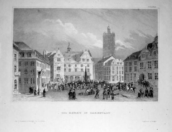 Der markt in Darmstadt