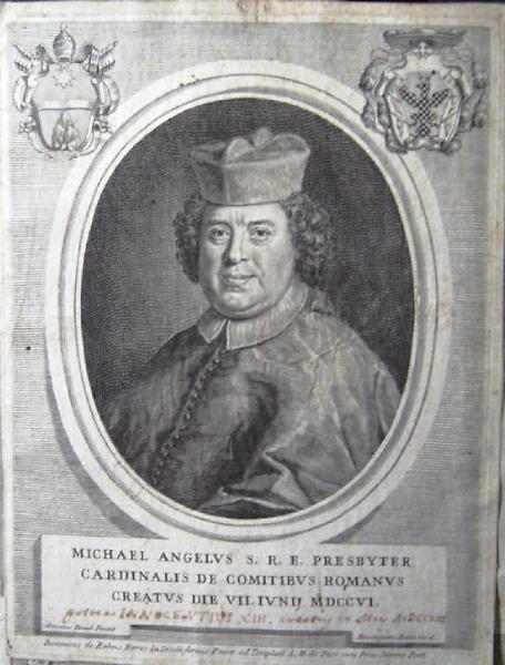 Michael Angelus S.R.E. presbyter cardinalis de comitibus romanus