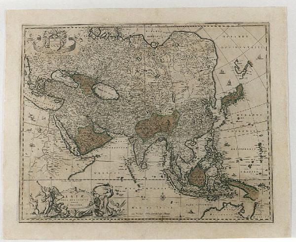 Carta geografica dell'Asia