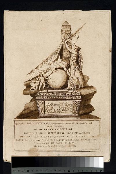 Design for a National monument to the memory of Captain Cook
