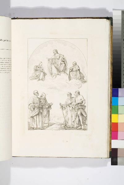 Pinacoteca / del Palazzo reale / delle Scienze e delle Arti / di Milano / pubblicata / da Michele Bisi incisore / col testo / di Robustiano Gironi / Milano / dalla stamperia reale / MDCCCXII