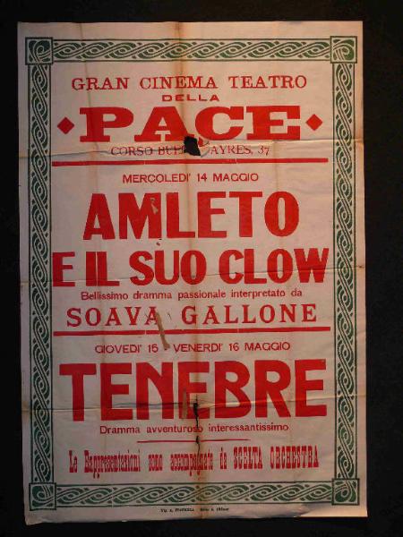 Amleto e il suo clown/ Tenebre