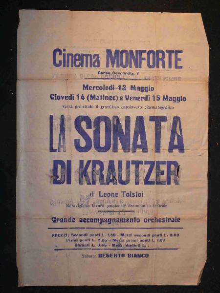 La sonata di Krautzer/ Deserto bianco