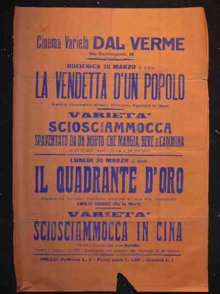 La vendetta di un popolo/ Il quadrante d'oro