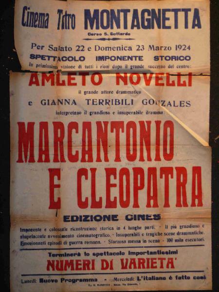 Marcantonio e Cleopatra/ L' italiano è fatto così