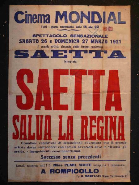 Saetta salva la regina/ A rompicollo