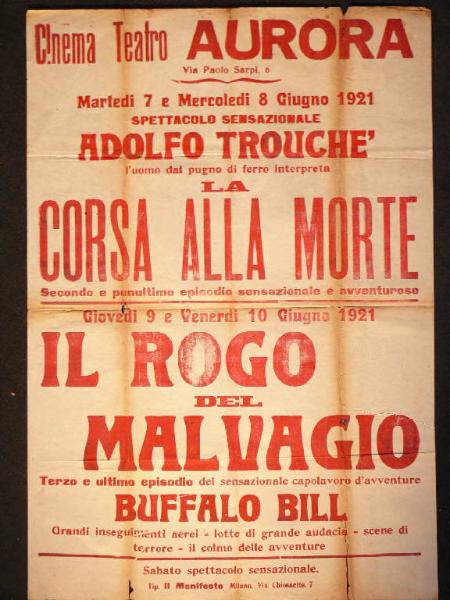 Buffalo Bill (Secondo episodio: La corsa alla morte/ terzo episodio: Il rogo del malvagio)