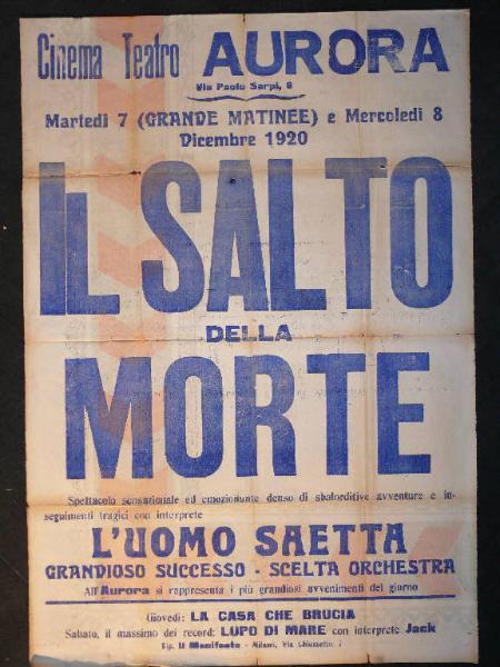 Il salto della morte/ La casa che brucia/ Lupo di mare