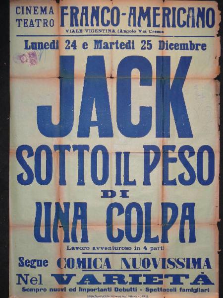 Jack sotto il peso di una colpa