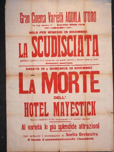 La scudisciata/ La morte dell'hotel Mayestick