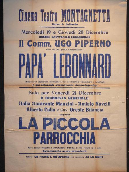 Papà Lebonnard/ La piccola parrocchia/ Un frack e un Apache