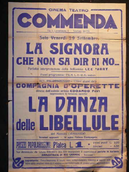 La signora che non sa dire di no.../ La danza delle libellule/ Danzatrice di Rio Grande