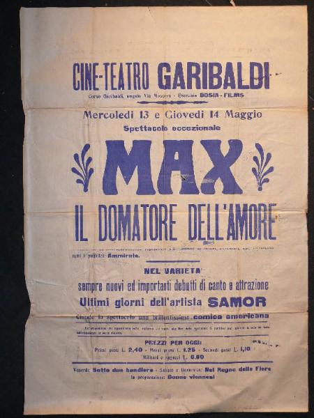 Max il domatore dell'amore/ Sotto due bandiere/ Nel regno delle fiere/ Donne viennesi