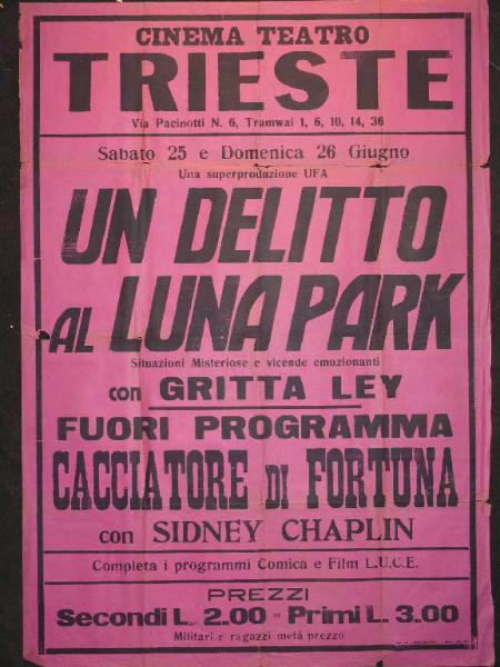 Un delitto al luna park/ Cacciatore di fortuna