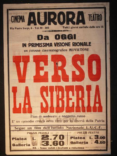 Verso la Siberia