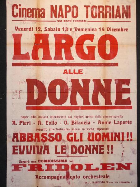 Largo alle donne