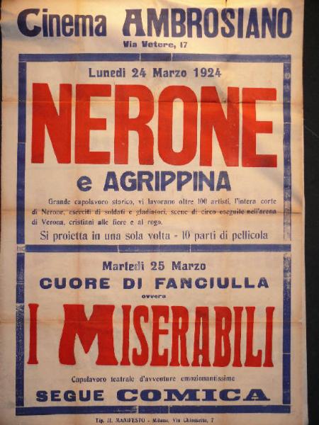 Nerone e Agrippina/ Cuore di fanciulla (I miserabili)