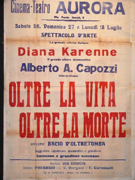 Oltre la vita oltre la morte (Bacio d'oltretomba)/ Via Crucis/ Presagio