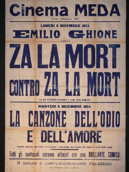 Za La Mort contro Za La Mort/ La canzone dell'odio e dell'amore