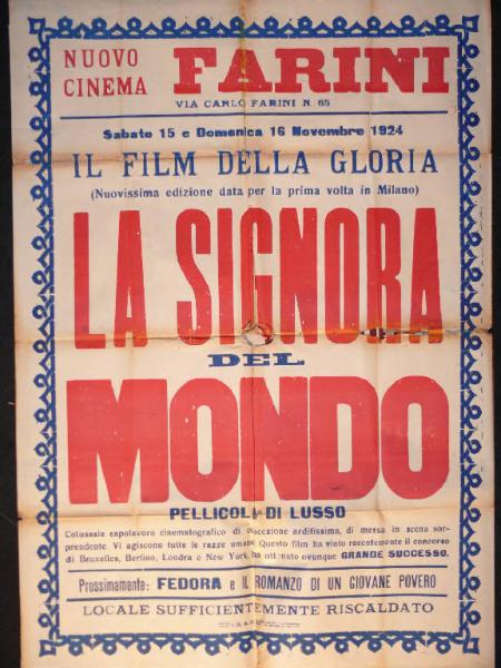 La signora del mondo/ Fedora/ Il romanzo di un giovane povero