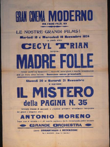 Madre folle/ Il mistero della pagina n. 35/ Brigantaggio e redenzione