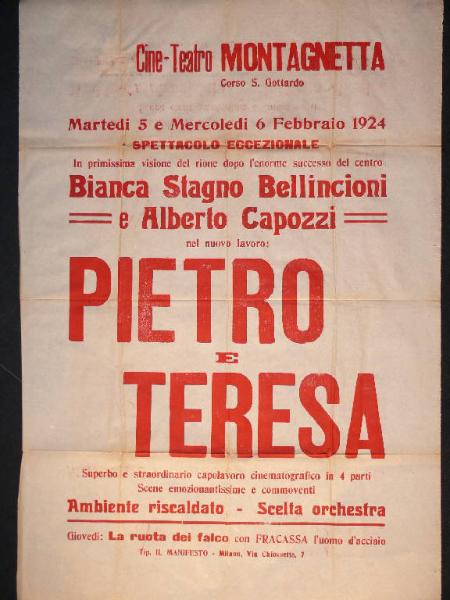 Pietro e Teresa/ La ruota del falco