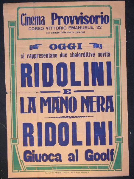 Ridolini e la mano nera/ Ridolini giuoca al golf