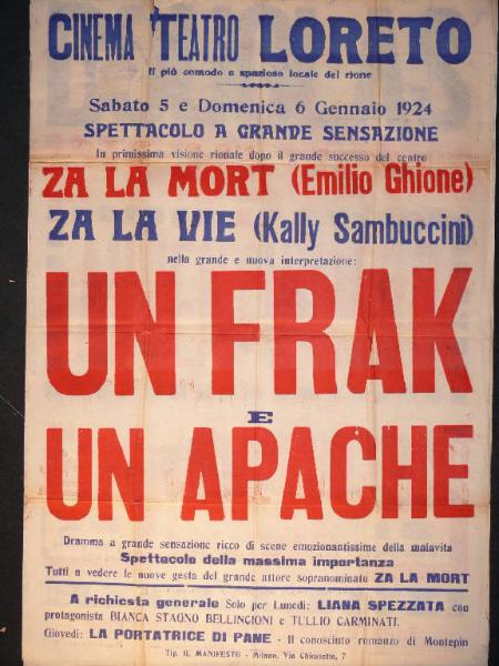 Un frak e un Apache/ Liana spezzata/ La portatrice di pane