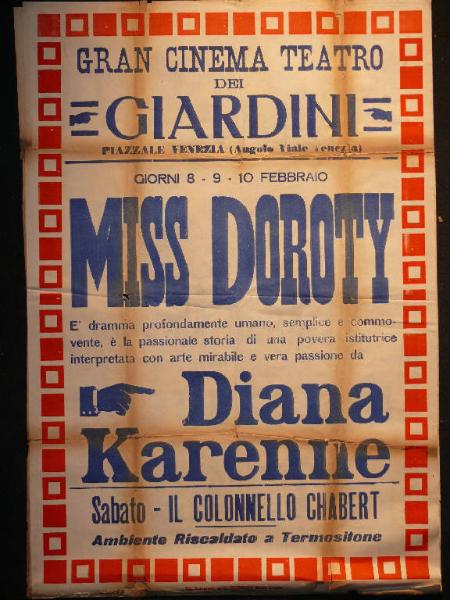 Miss Doroty/ Il colonnello Chabert