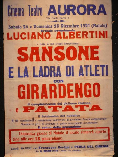 Sansone e la ladra di atleti/ Perla del cinema