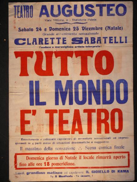 Tutto il mondo è teatro/ Il gioiello di Kama