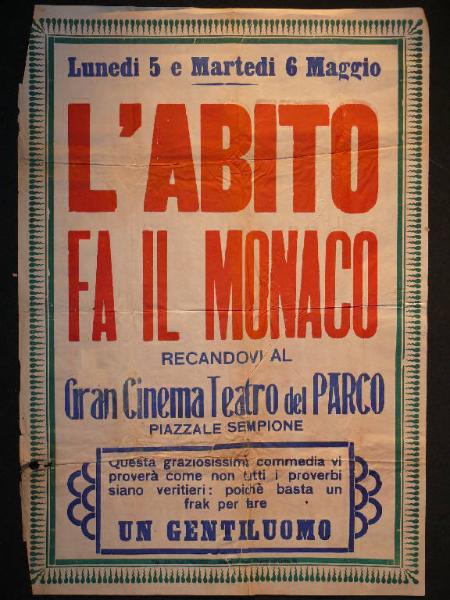 L' abito fa il monaco