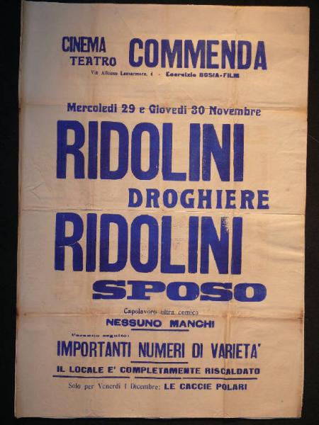 Ridolini droghiere/ Ridolini sposo/ Le caccie polari