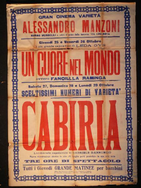 Un cuore nel mondo (Fanciulla raminga)/ Cabiria