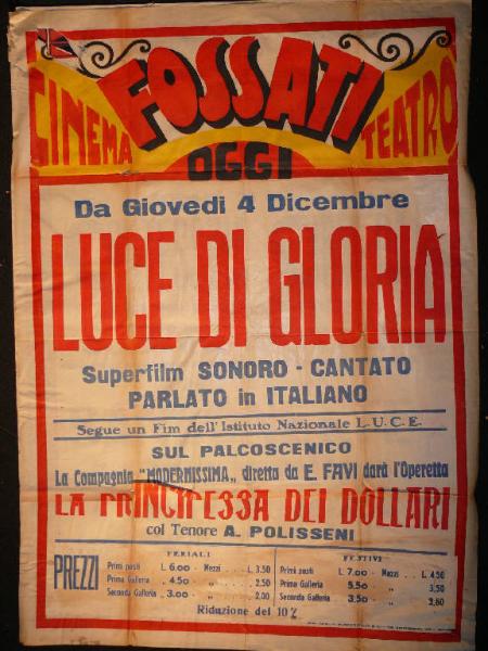 Luce di gloria/ La principessa dei dollari