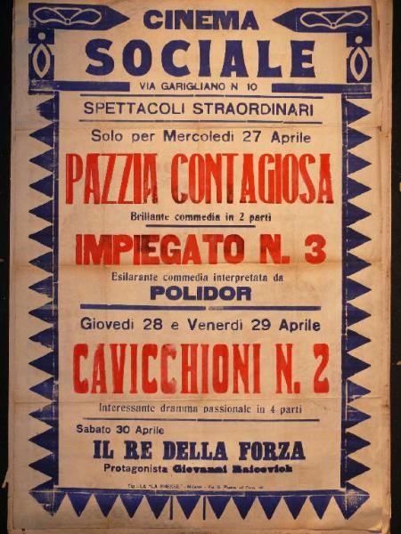 Pazzia contagiosa/ Impiegato n. 3/ Cavicchioni n. 2/ Il re della forza